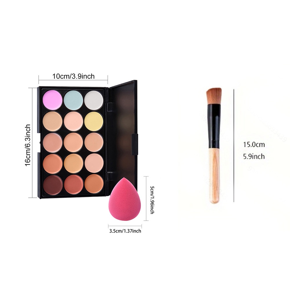 15-color Liquid Concealer Palette Classic Set European &amp; American Popular (Taobao/Ebay AliExpress Hot Sale)