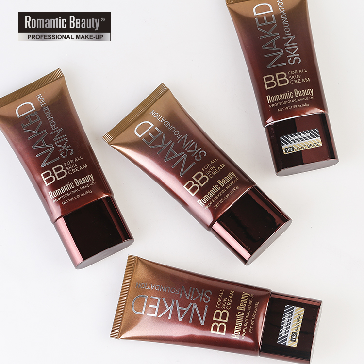 Romantic Beauty Waterproof Cosmetics 45g Mineral Face Foundation BB Cream Liquid Base High Definition Smoothing Makeup