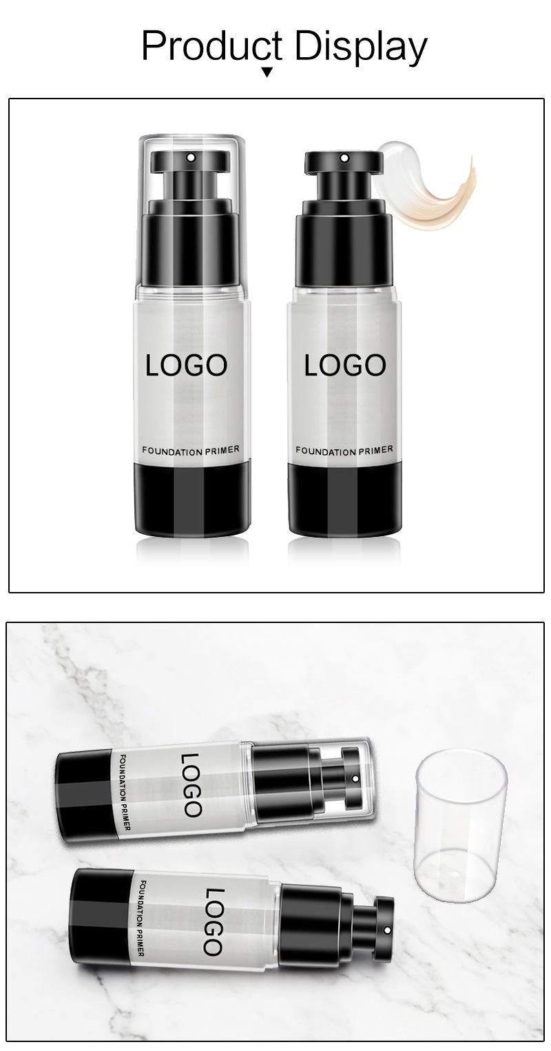 Custom Logo Primer Pore Minimizing Oil Control Matte Face Primer Private Label Long Lasting Makeup Base Wholesale Makeup Primer