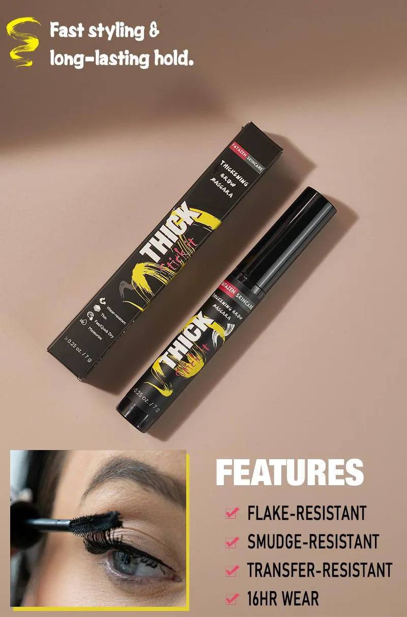 Quick Dry Mascara Long Lasting Lengthen Curling Volumizing Waterproof Essence Mascara