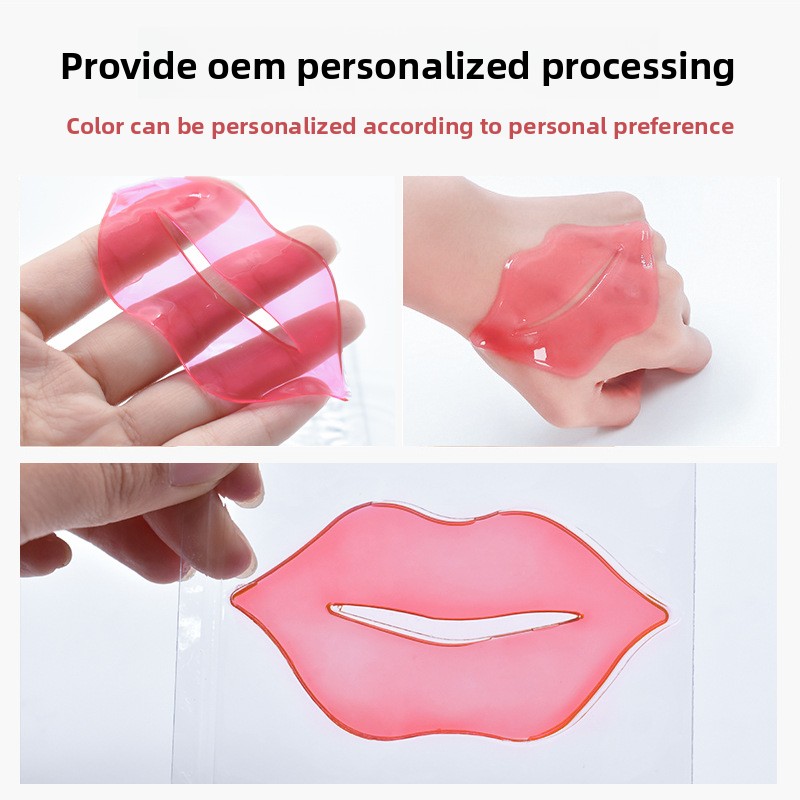 Moisturizing Collagen Lip Sheet Mask with Firming &amp; Hydration for Plump Lips