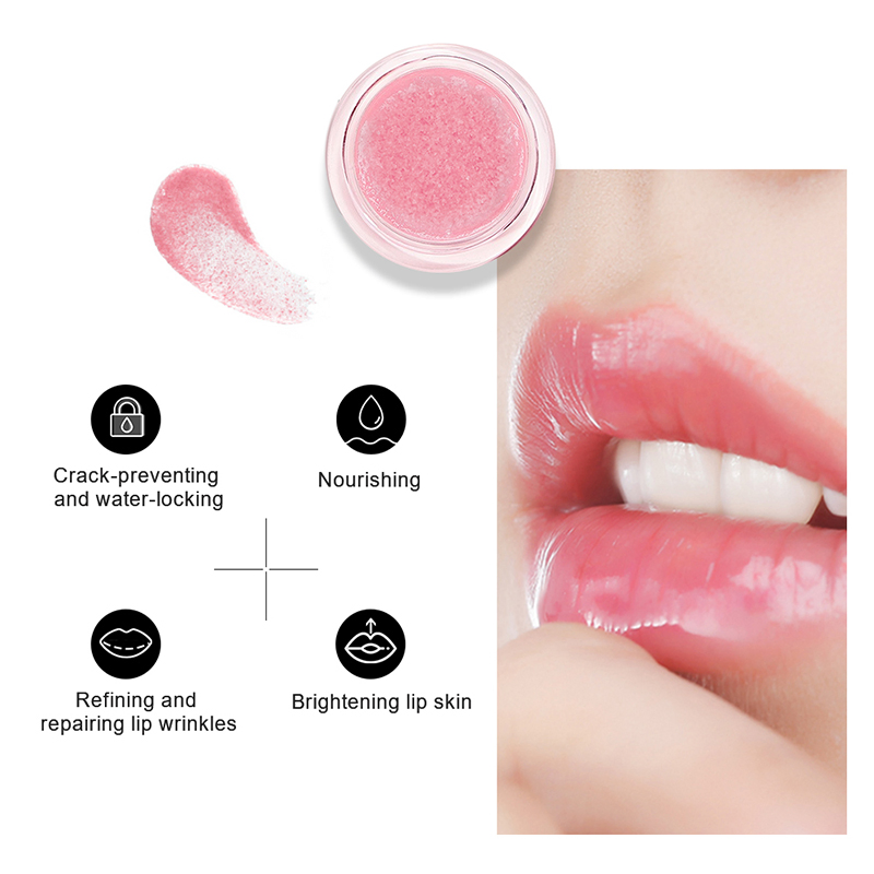 Wholesale OEM/ODM Private Label Strawberry Extract &160; Moisturizing Lip Scrub Lightening