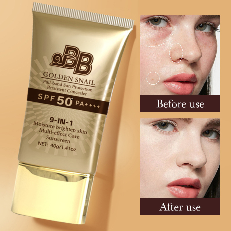 Bb Cream Concealer Foundation Sunscreen Golden Snail Concealer Liquid Foundation