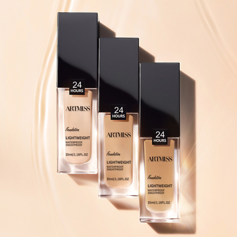 Make Your Own High Quality Foundation Liquid Full Cover Long Lasting Private Label Matte Waterproof Makeup Foundation Liquid OEM