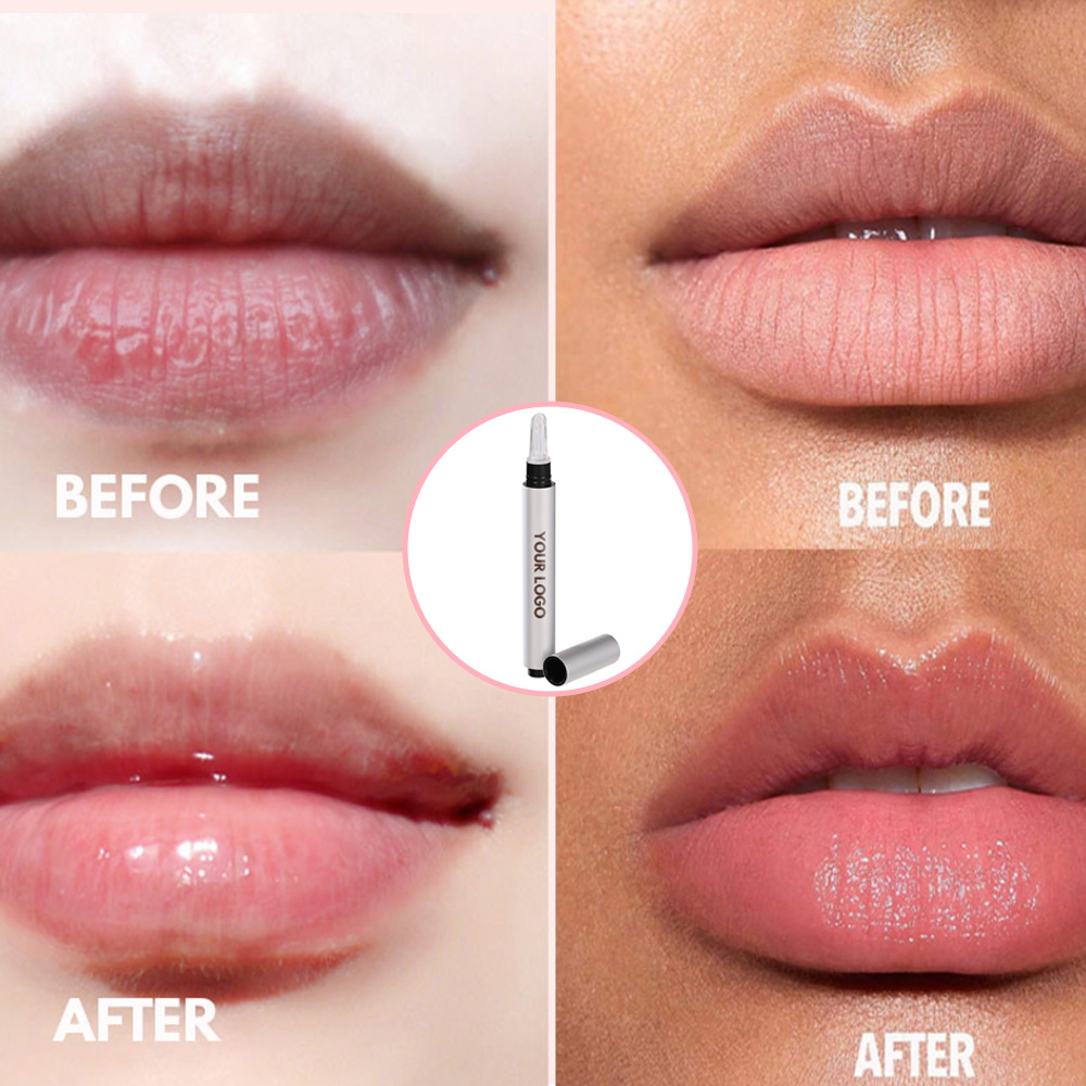 Lip Volumizer Pen Lips Plumping Serum Long-Lasting Hyaluronic Acid Plumper Gloss Lip Enhancer