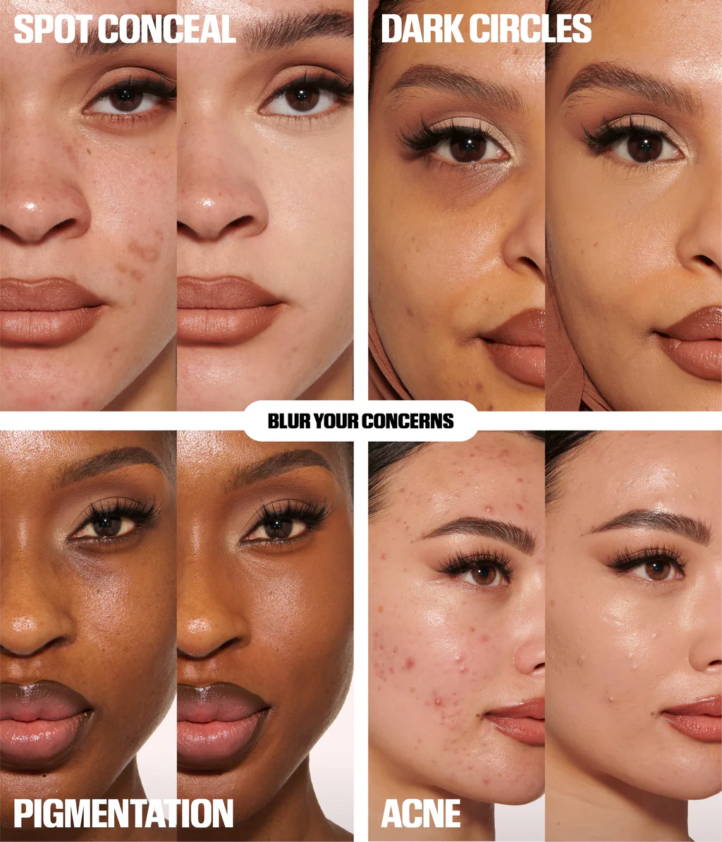 Cosmetic Vegan Concealer Makeup Long-lasting Full Coverage Waterproof for All Skin Fauxfilter Luminous Matte Liquid Concealer