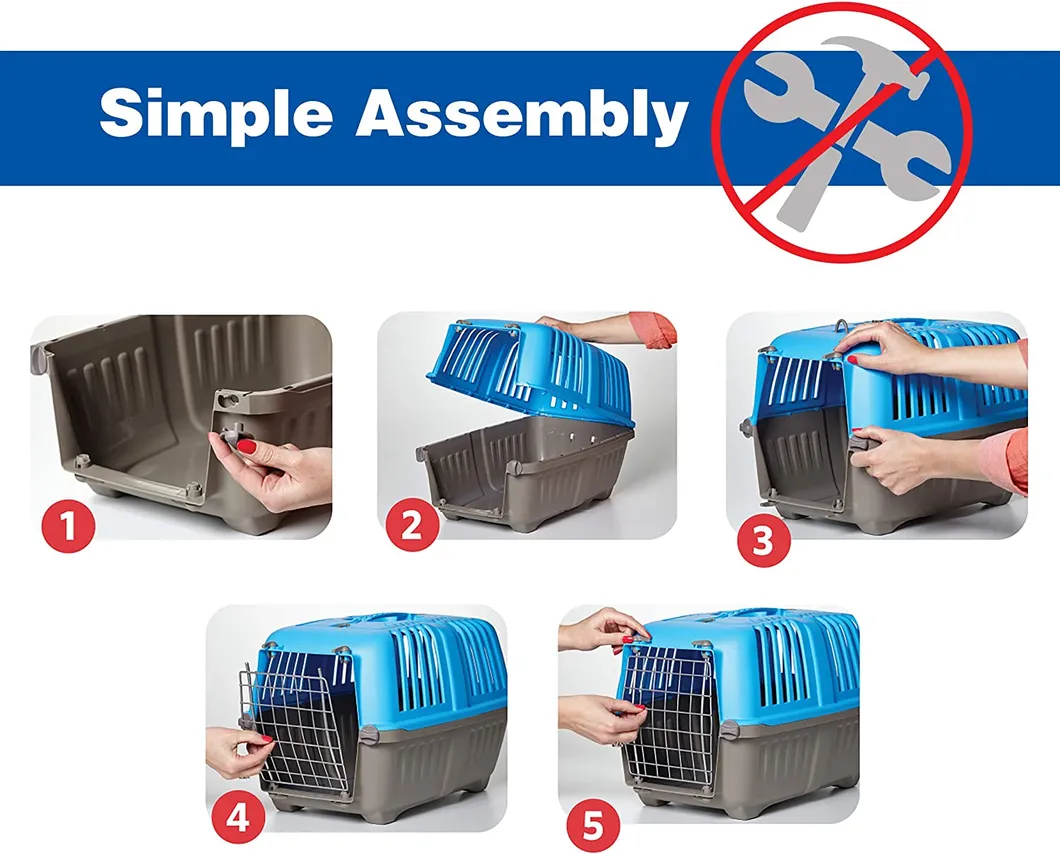 Foldable Portable Durable Outdoor Airline Approved Breathable Travel Pet Cage