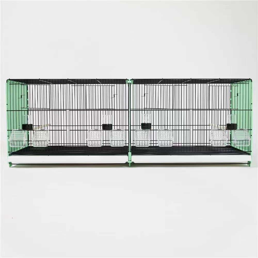 Heavy Duty 70cm Stackable Breeding Aviary Bird Cage Professional Metal Parrot Cage for Multiple Birds