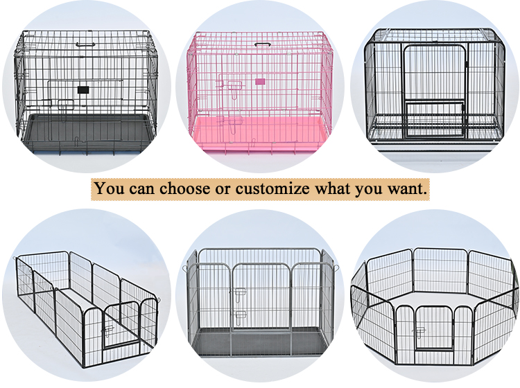 Foldable Metal Dog Cage Detail 6