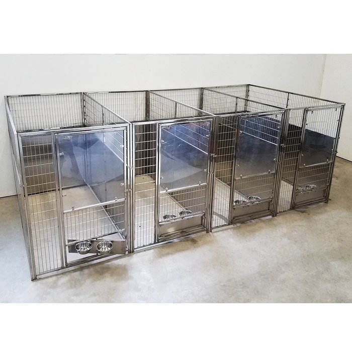 New Walk In Dog Kennel Large Outdoor Boarding Kennels Heavy Duty Dog Run Animal Shelter