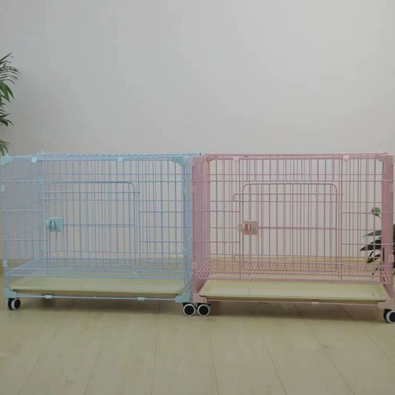 Single Stackable Center Divider Breeder Birds Parrots Breeding Cage With Side Nesting Box Doors