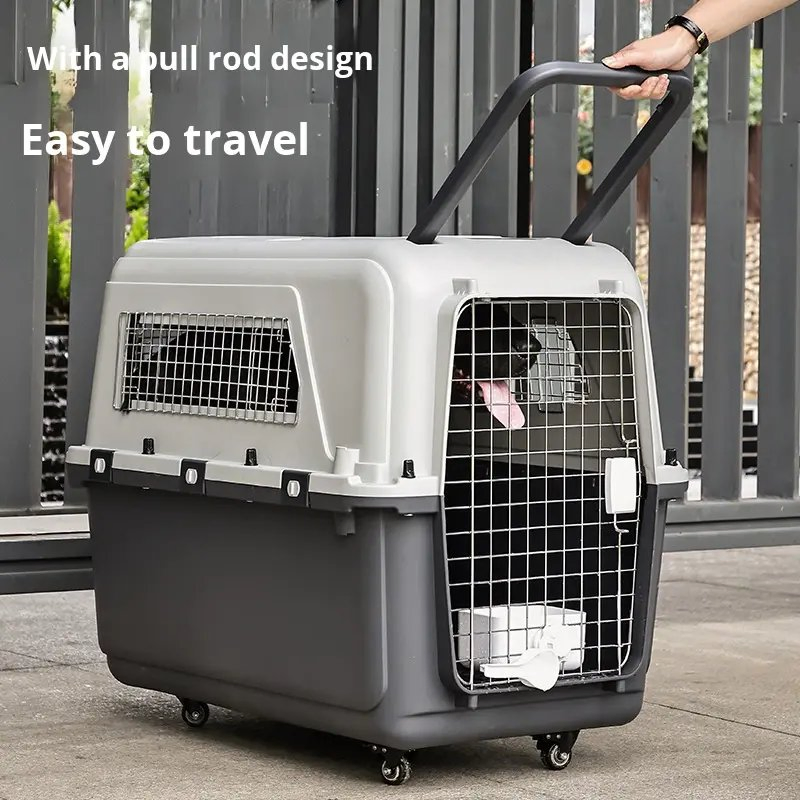 Portable Pet Travel Carrier Cage for Dogs Cats Airline Approved
