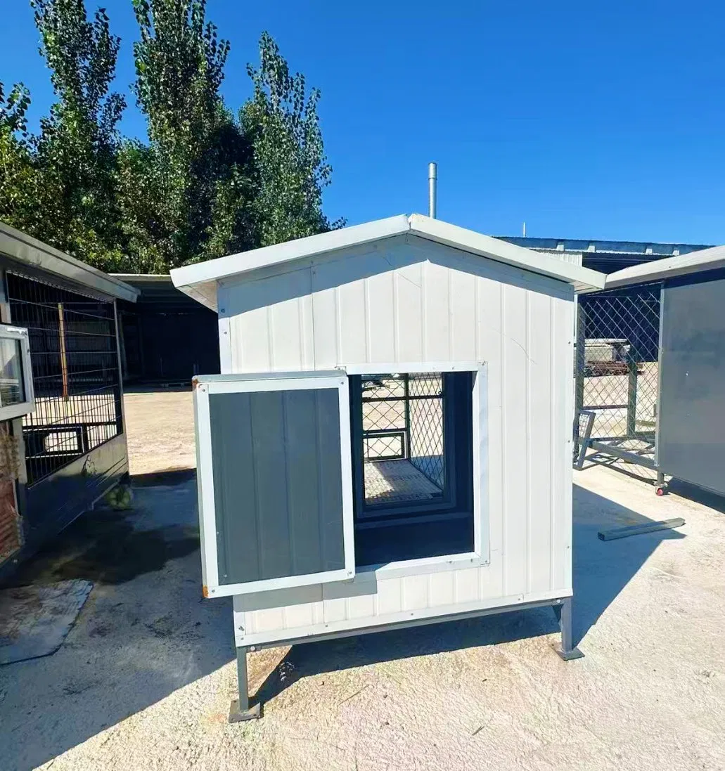 Ventilated Insulated Dog House with Sandwich Panel Airflow System