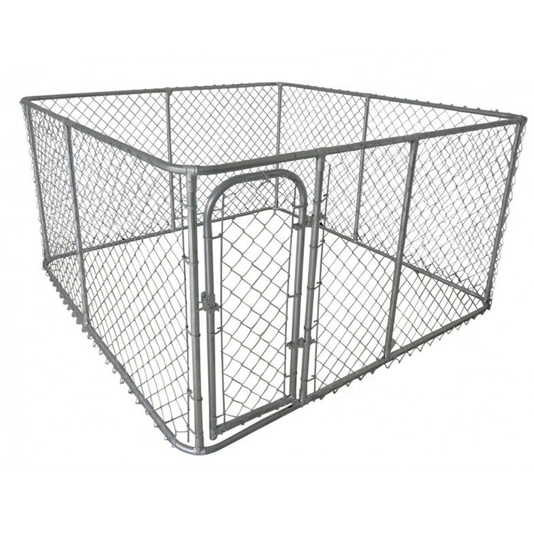 High Quality Fencing Outdoor Heavy Duty Dog Kennels Large Outdoor Run Cage with Shelter for Sale