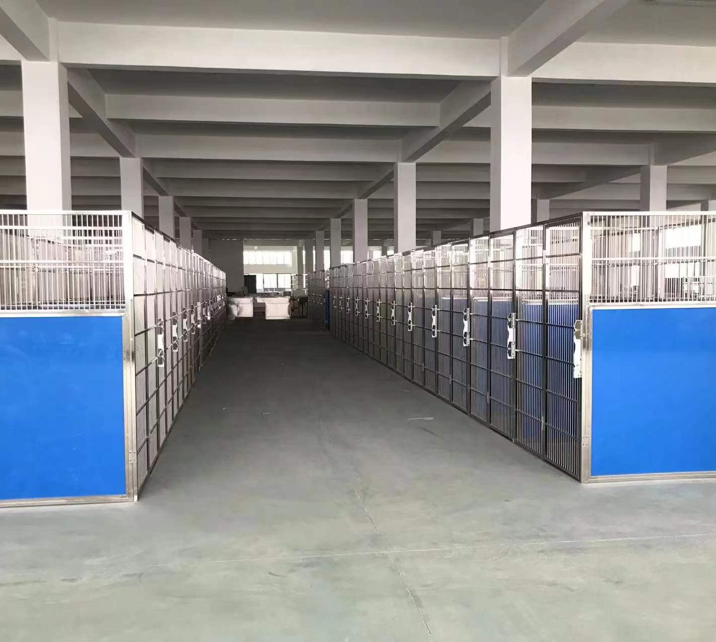 Wholesale Dog Kennels Stainless Steel Dog Kennel Customized 4x4 4x6 Outdoor Indoor Dog Boarding Facility Tempered Glass Kennels