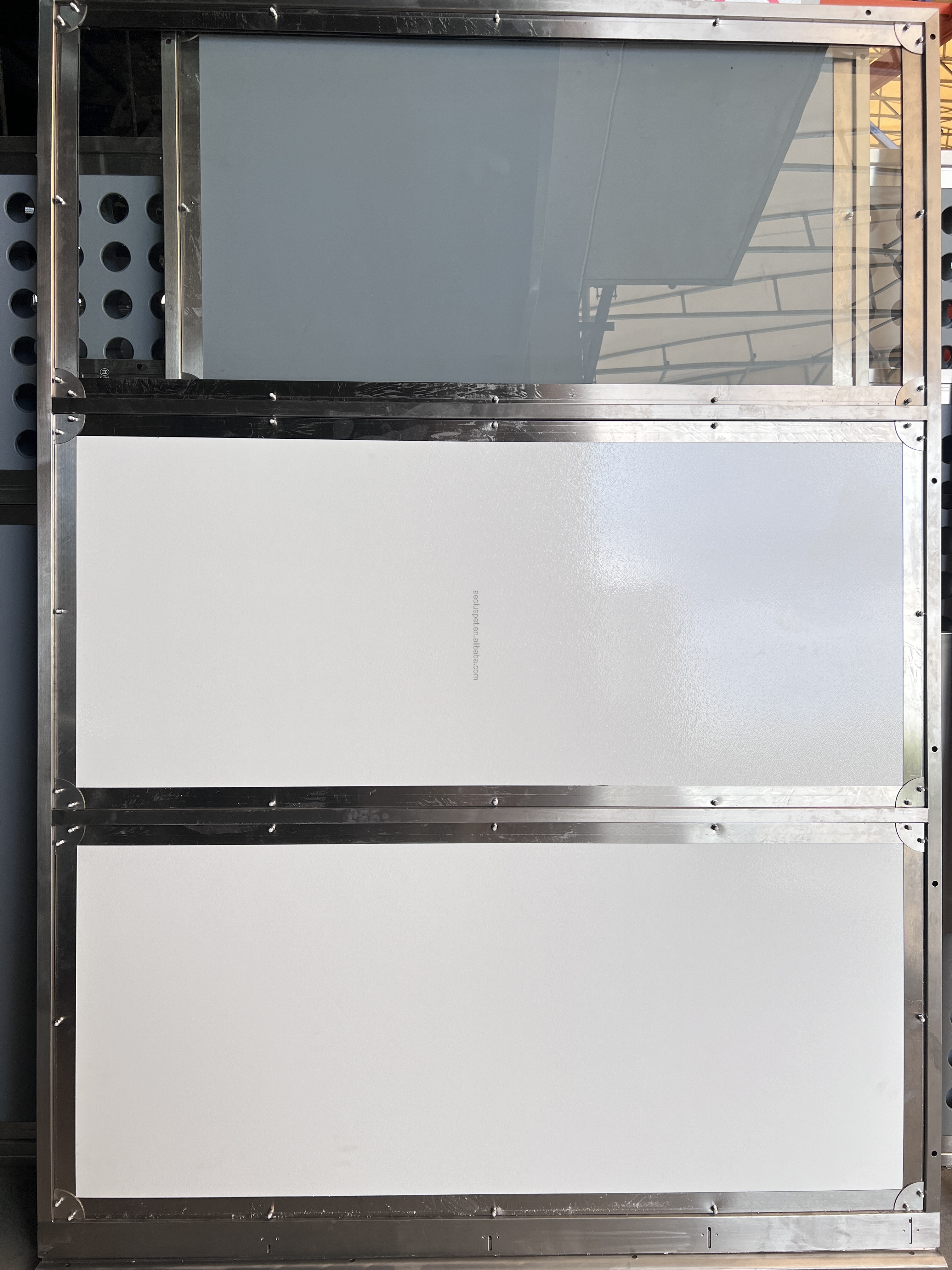 FRP board divider installation