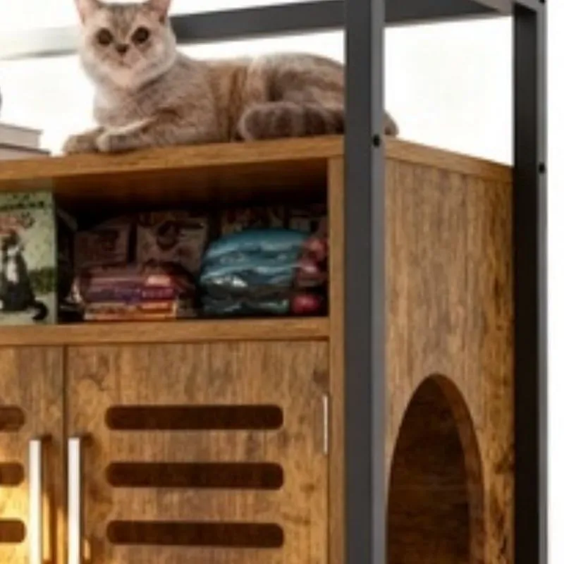 Modern Multi-Function Wood Cat Villa