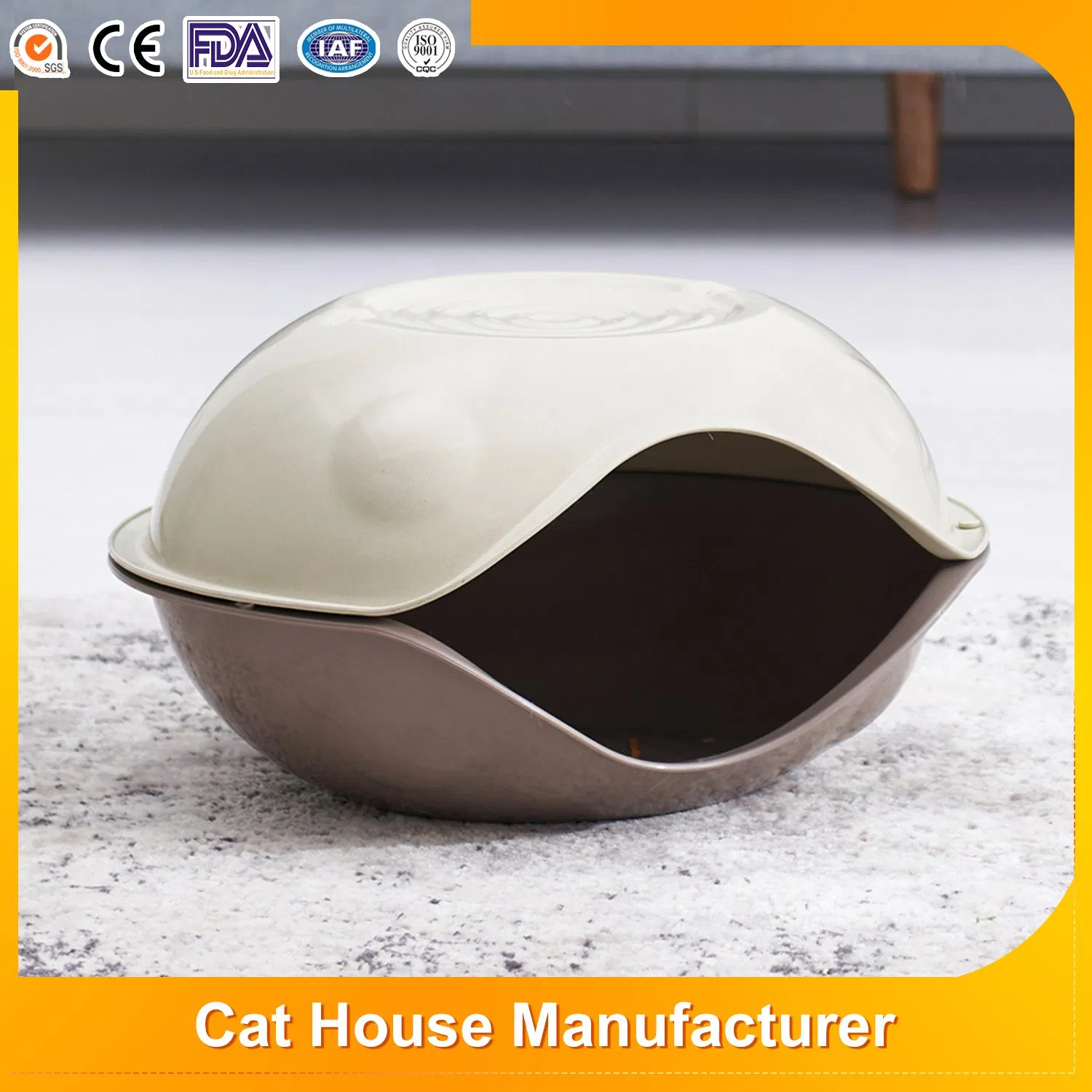 Small Animal Pet House Bed Wholesale Insulated Luxury Cat Bed Sofa Winter Durable Dog Bed Strong Design Pet Supplies Cave Pet House