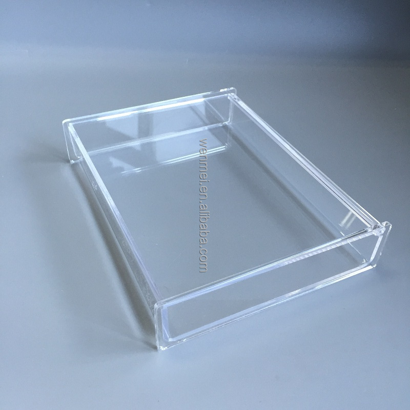 High Polish Clear Acrylic Storage Box