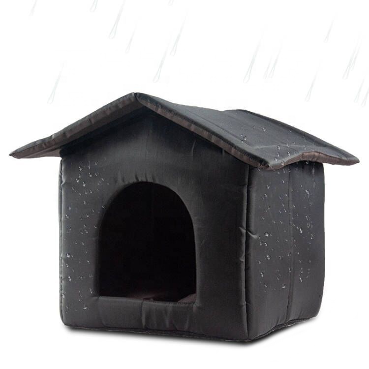 Water-Resistant Large Dog Kennel Outdoor Warm Weatherproof Pet Cat House for Stray Shelter or Villa Use
