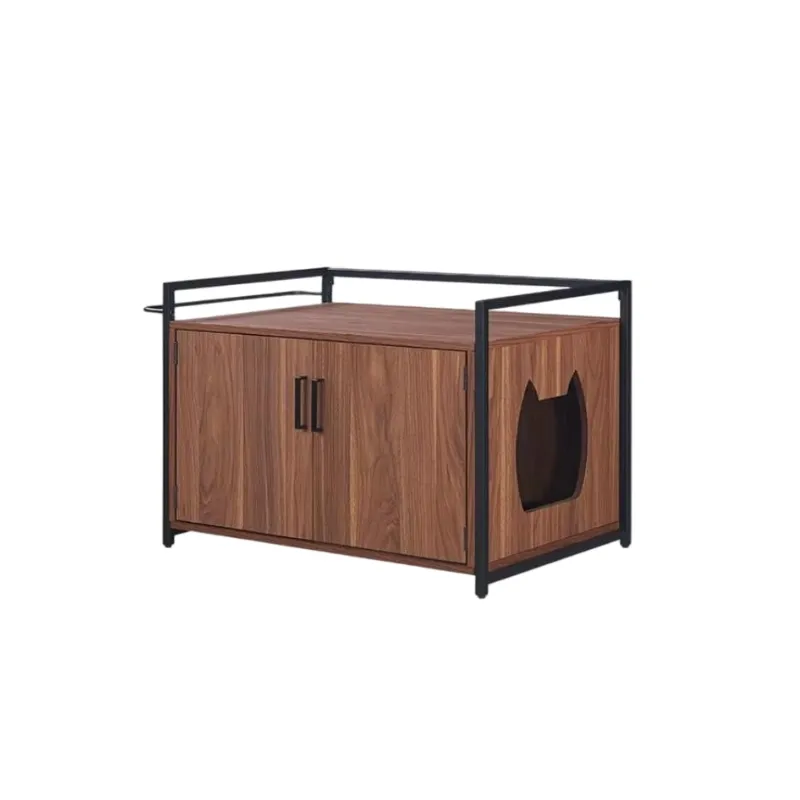 Modern Furniture Multi-Functional Hidden Pet Cat House with Door