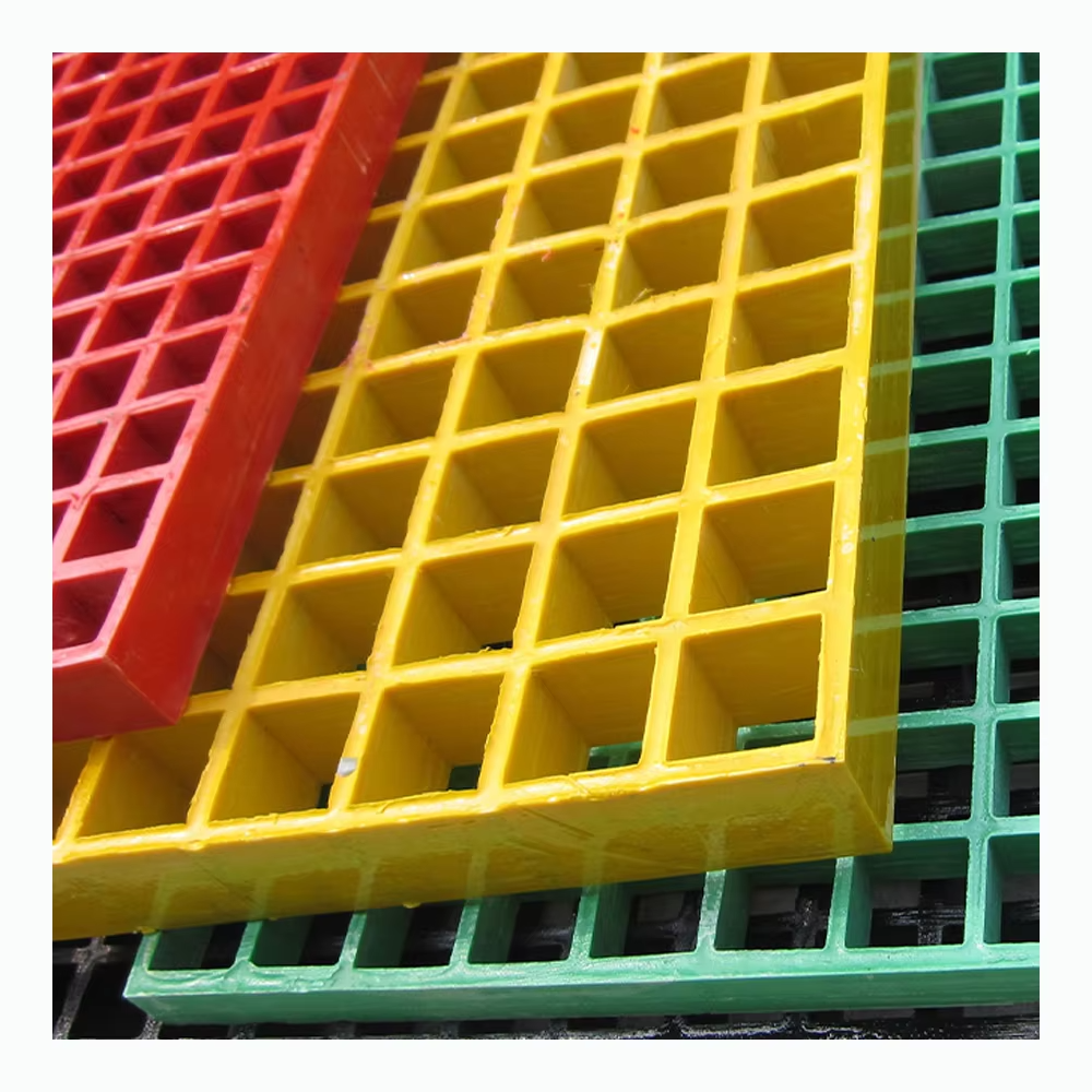 Wholesale FRP Grating Walkway Molded Pultruded Fiberglass Panel Mesh Grill Grate Cage Racing Pigeon Loft Competitive Welding