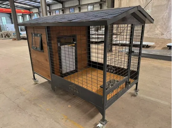 Windproof Anti-Corrosion Large Outdoor Elevated Dog House