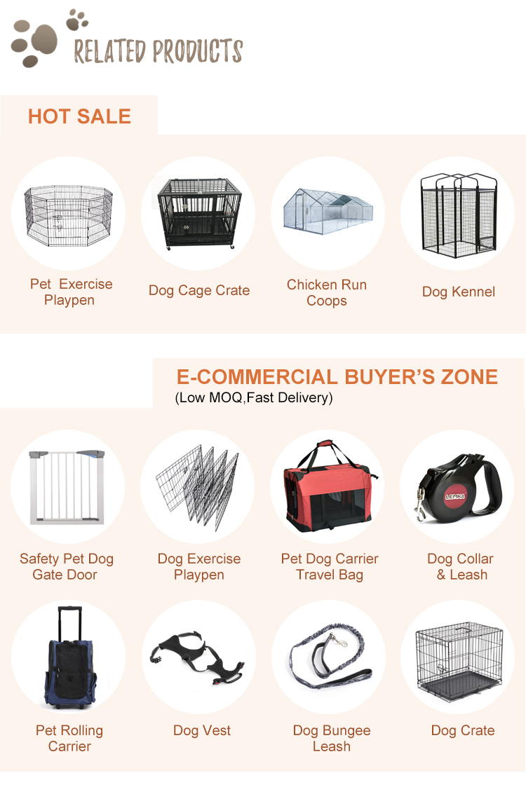 Dog Cage Crate Heavy Duty Strong Metal Kennel Playpen for Large Dogs with Four Wheels