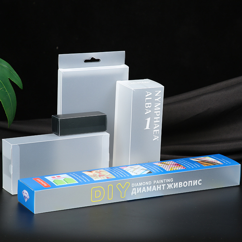 Wholesale Custom-printed PET Clear Plastic Packaging Boxes Recyclable Suitable For Storing Transparent Gifts