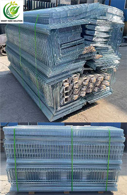 Wooden pallet packaging step 3