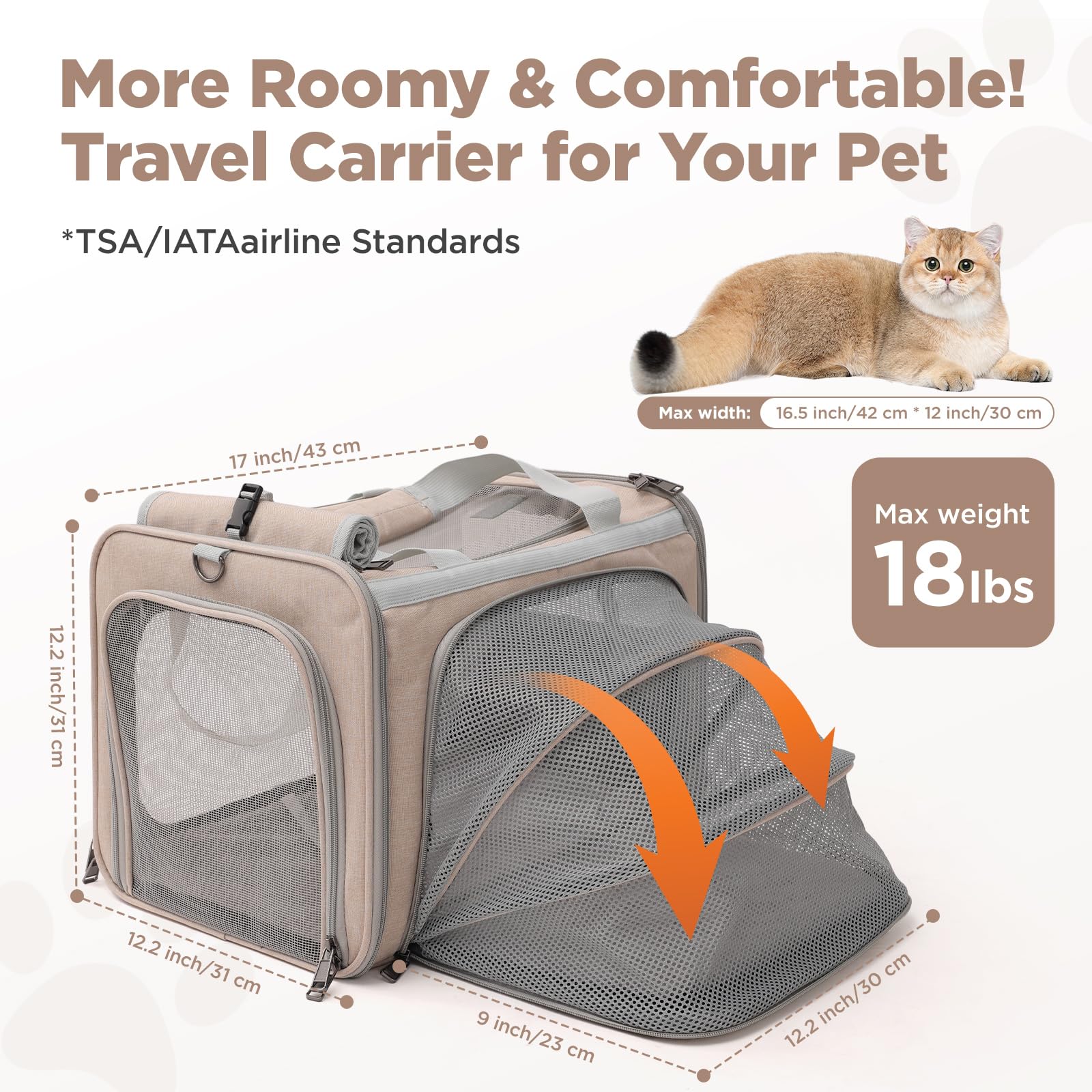 Expandable Pet Carrier View 5