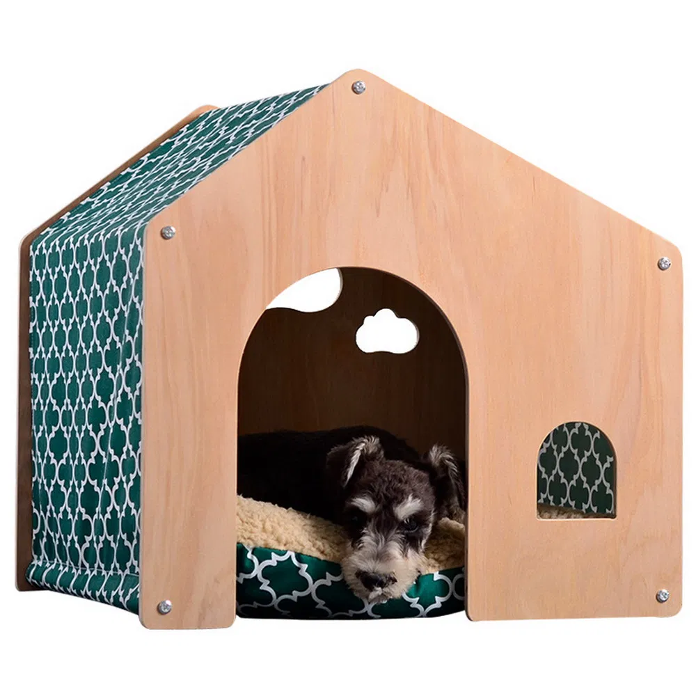 Wholesale Selling Comfortable Indoor Wooden Pet Dog House Modern Luxury Cat House