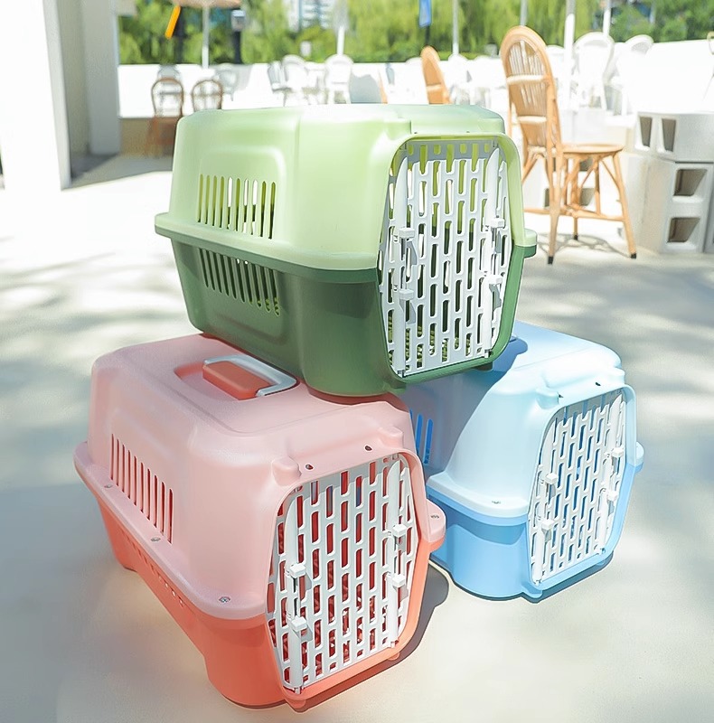 Kennel For Pets Cargo BoxPortable DurableCargo Box Outdoor Travel Cat Transport Box Pet SuitcasePet Travel CagePet Supplies