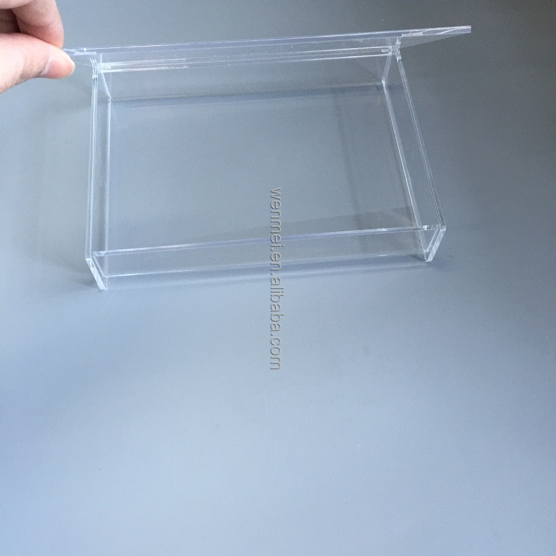 High Polish Clear Acrylic Storage Box