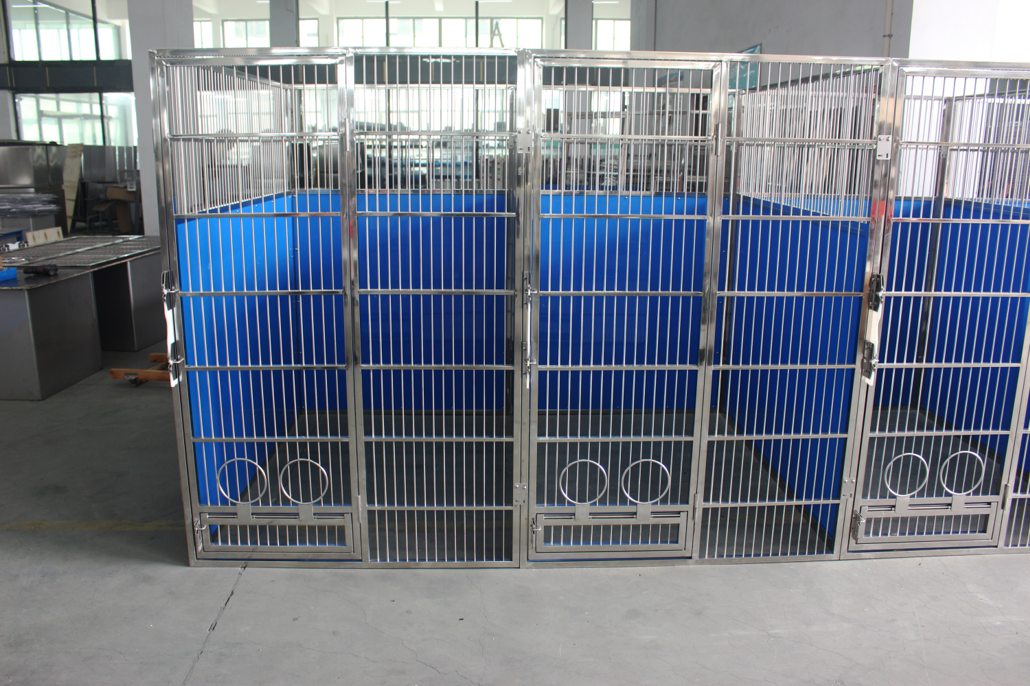Animal Shelter Kennel System Stainless Steel Modular Dog Enclosure for Rescue Center and Veterinary Use