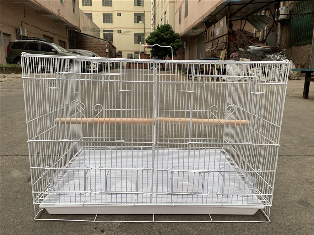 Bird Cage Breeding Separable Double Spaced Square Metal Large for Sale