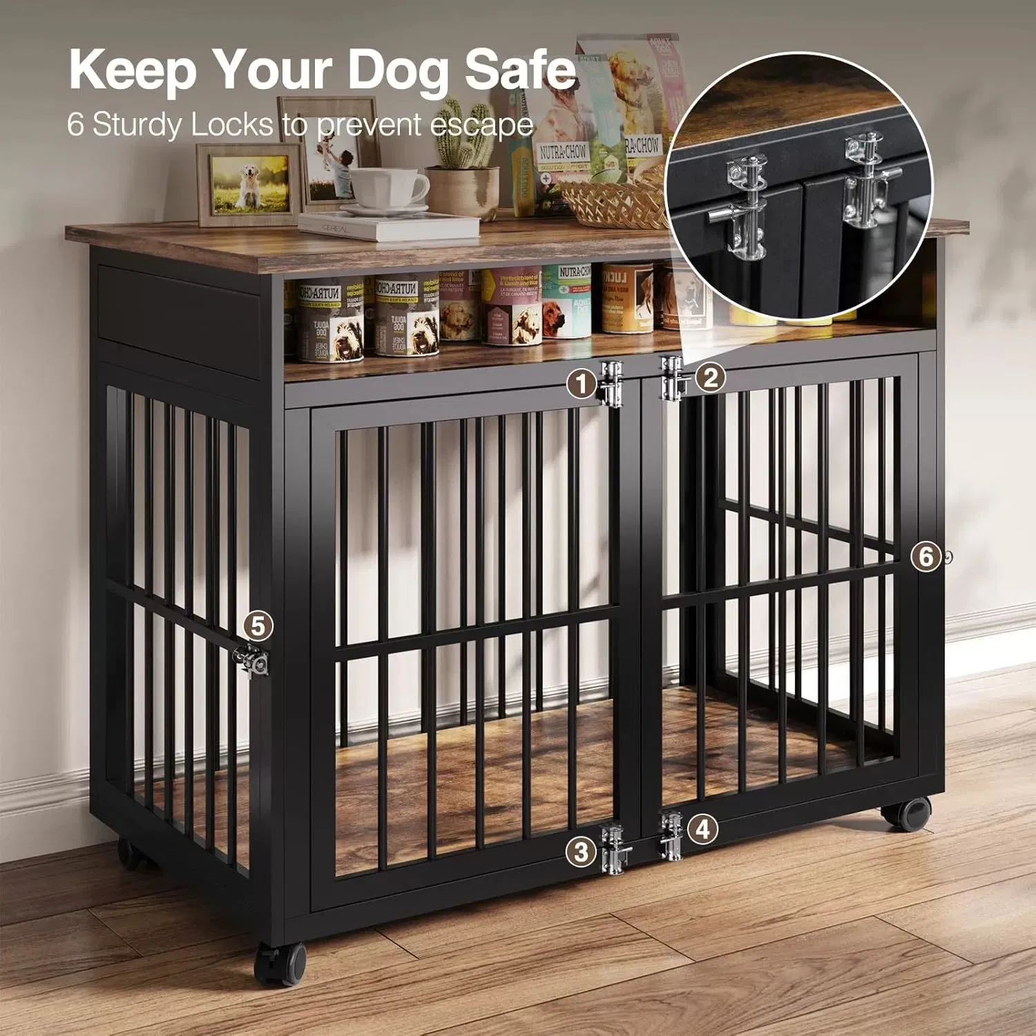 Medium and Small Dog Breeds Furniture-Style Pet Dog House