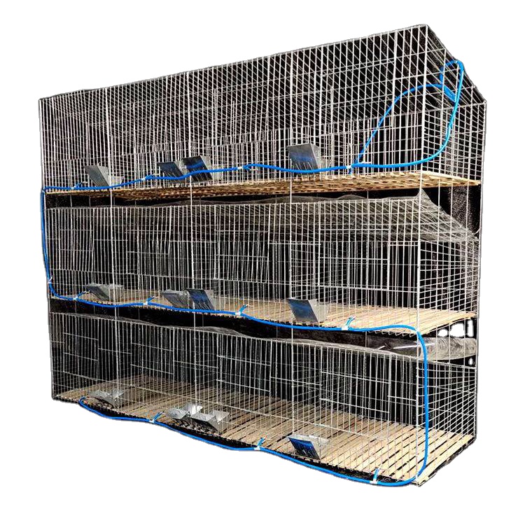 Hot Dip Galvanized Small Animal Cage Breeding Rabbit House with Attached Nest Box New Condition Rabbit Cages on Sale