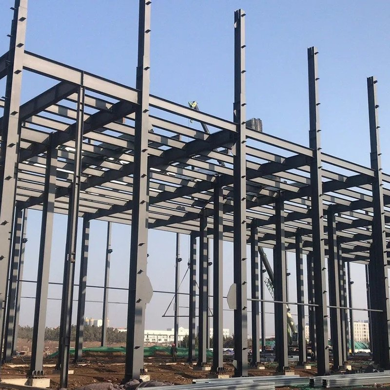 Demountable Temporary Housing for Construction Sites, Easy to Construct, Lightweight Steel Structure