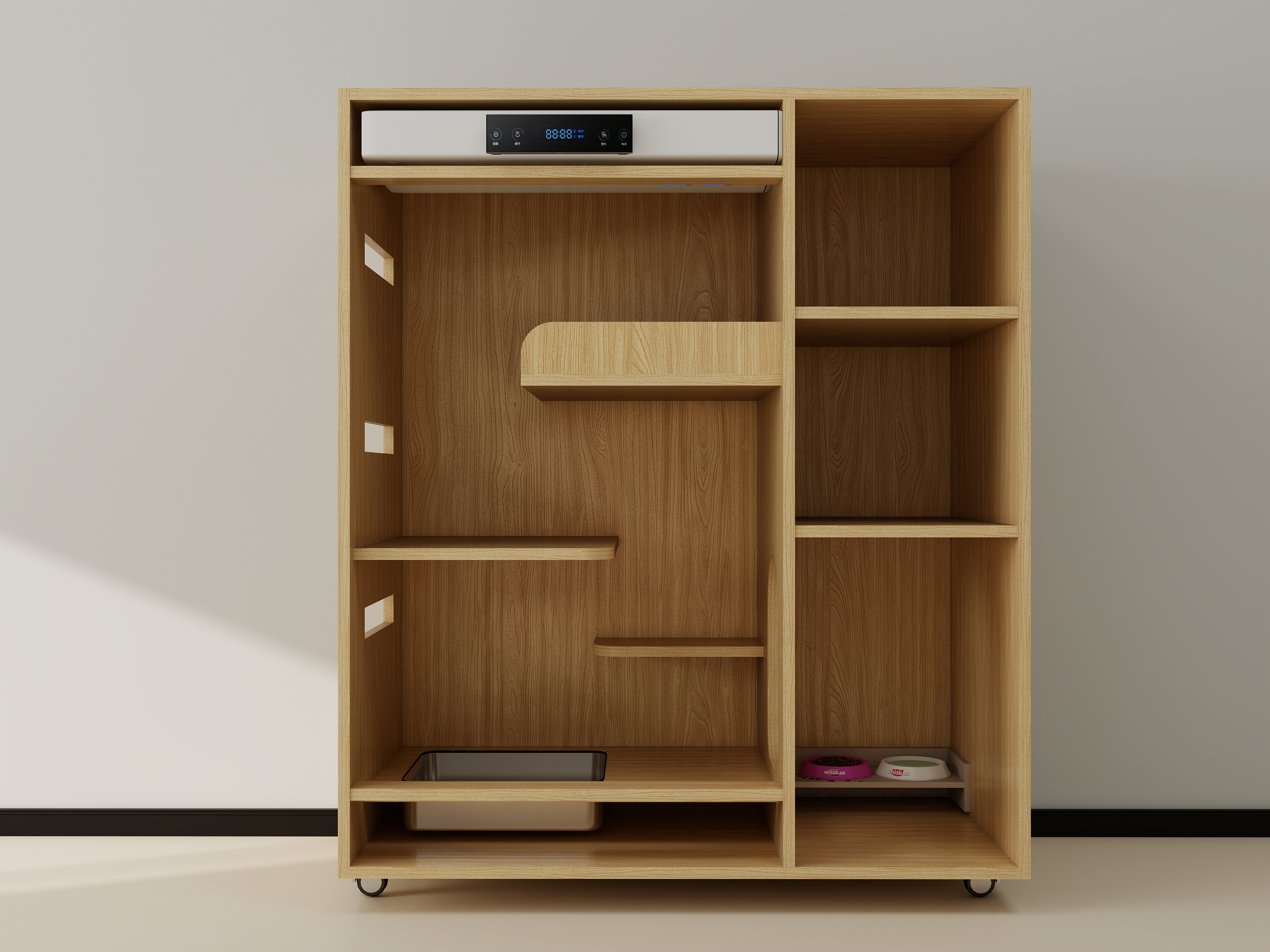 Light Luxury Modern Indoor Dog Cat Animal Pet Furniture House Cabinet Houses Cages