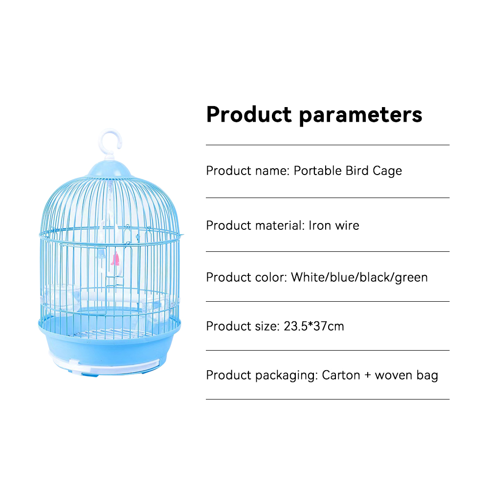GA-2462 Circular Bird Cage Diameter 23.5 Height 37