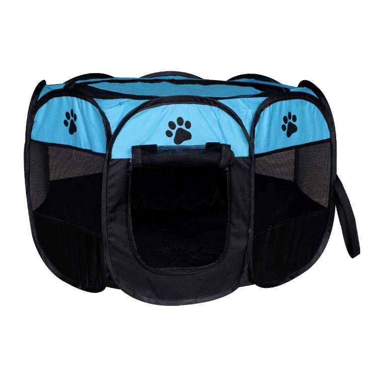 High-quality Oxford Fabric Washable Portable Folding Pet Tent Dog House Cage Portable Foldable Pet Playpen for Pets