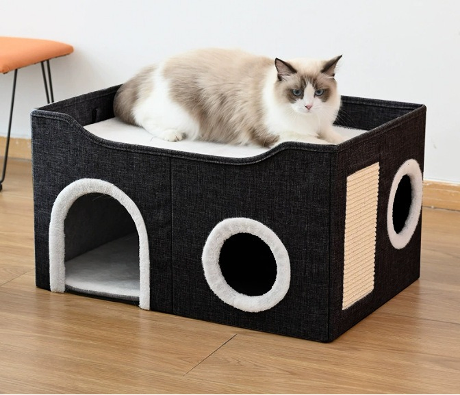 Pet Supply Multi-Functional Pet Bed Foldable Cat House