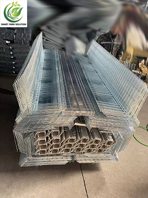 Wooden pallet packaging step 2