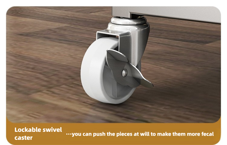 Lockable swivel caster