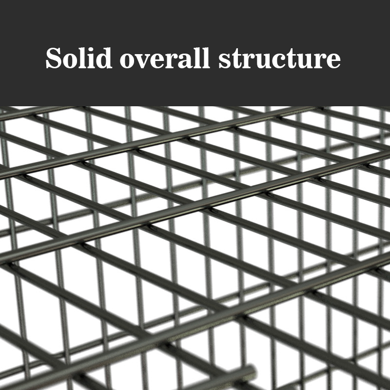 Custom Dog Crate Wholesale Dog Kennel Buy Animal Cage Double Door Folding Metal Stackable Dog Cage Training Pet Behavior