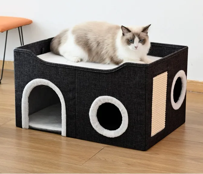 Pet Supply Multi-Functional Pet Bed Foldable Cat House