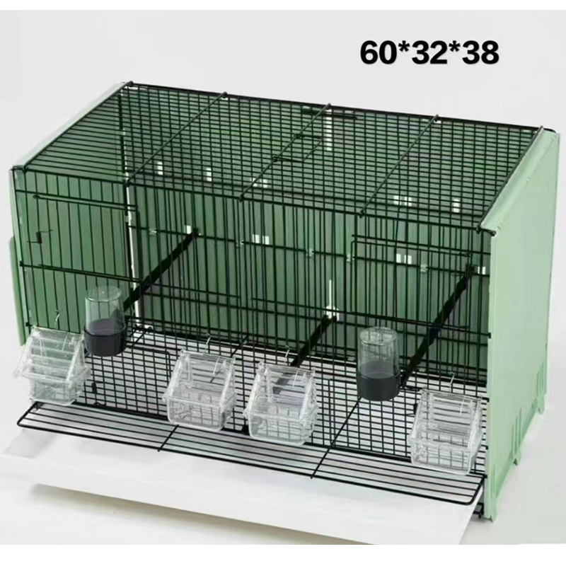 Factory Wholesale High Quality Luxury Metal Birds Cage Multilayer Portable Bird Breeding Cage Stackable Bird Cage