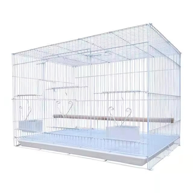 Bird Cage Breeding Separable Double Spaced Square Metal Large for Sale