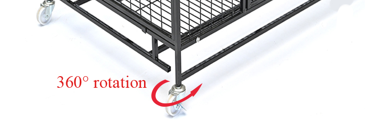 Foldable Metal Dog Cage Detail 4